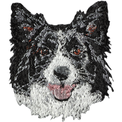 OEM Border Collie - Toppa A Forma Di Cane, Toppa Ricamata, Decorazione Unica Per Zaino Di Art-dog OEM Border Collie - Toppa A Forma Di Cane, Toppa Ricamata, Decorazione Unica Per Zaino Di Art-dog