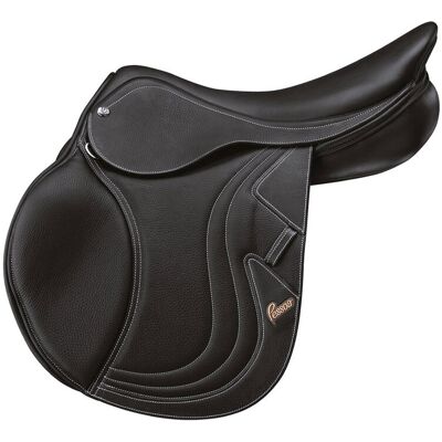TATTINI 17", Nero: Sella Pessoa Modello Legend Deluxe Con Archetto Intercambiabile In Pelle Doppiata Morbida E Antiscivolo TATTINI 17", Nero: Sella Pessoa Modello Legend Deluxe Con Archetto Intercambiabile In Pelle Doppiata Morbida E Antiscivolo