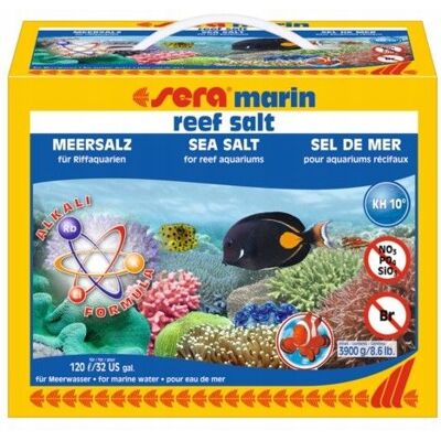 Sera Manutenzione Acqua Reef Salt 3.9 Kg Facile Dissoluzione Elementi Macro Sera Manutenzione Acqua Reef Salt 3.9 Kg Facile Dissoluzione Elementi Macro