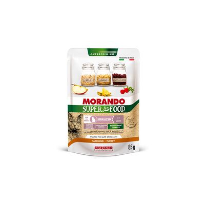 MARCA Cibo Gatto Morando S/food Steril.85 G Tacchino 24 Pz MARCA Cibo Gatto Morando S/food Steril.85 G Tacchino 24 Pz
