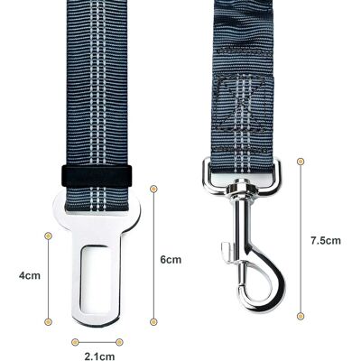 LANGRAY - Set cinture cani - 55-75 cm - Auto LANGRAY - Set cinture cani - 55-75 cm - Auto