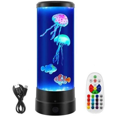 OEM Lampada A Bolle A Forma Di Medusa, Luce Led Per Acquario Con 16 Colori Variabili E Telecomando, Luce Notturna A Forma Di Medusa Alimentata Tramite Usb OEM Lampada A Bolle A Forma Di Medusa, Luce Led Per Acquario Con 16 Colori Variabili E Telecomando, Luce Notturna A Forma Di Medusa Alimentata Tramite Usb