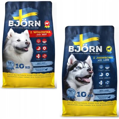 OEM Cibo Secco Per Cani Bjorn, Vari Gusti, Mix Di Gusti, 20 Kg OEM Cibo Secco Per Cani Bjorn, Vari Gusti, Mix Di Gusti, 20 Kg