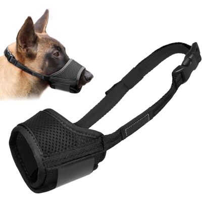 OEM Museruola Anti-morso, Anti-abbaio E Anti-masticazione Per Cani, Realizzata In Morbido E Confortevole Tessuto A Rete Con Cinturino Regolabile, Adatta A Cani Di Piccola, Media E Grande Taglia (nera, M) OEM Museruola Anti-morso, Anti-abbaio E Anti-masticazione Per Cani, Realizzata In Morbido E Confortevole Tessuto A Rete Con Cinturino Regolabile, Adatta A Cani Di Piccola, Media E Grande Taglia (nera, M)
