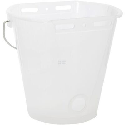 Kerbl Secchio Alimentazione Bianco Trasparente 8 L 14266 Kerbl Secchio Alimentazione Bianco Trasparente 8 L 14266