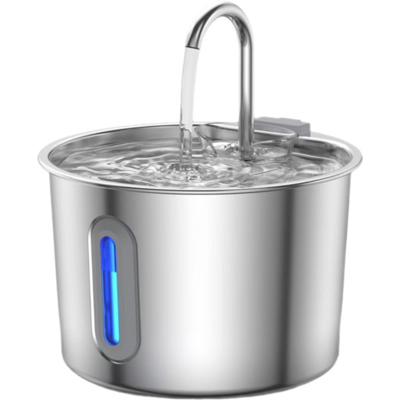 OEM Distributore Automatico Di Acqua Per Animali Domestici, Realizzato In Acciaio Inox 304 (2,2 L) OEM Distributore Automatico Di Acqua Per Animali Domestici, Realizzato In Acciaio Inox 304 (2,2 L)