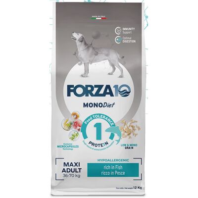 Maxi Diet al Pesce di Forza10 - Cibo per cani sensibili di taglia grande Maxi Diet al Pesce di Forza10 - Cibo per cani sensibili di taglia grande