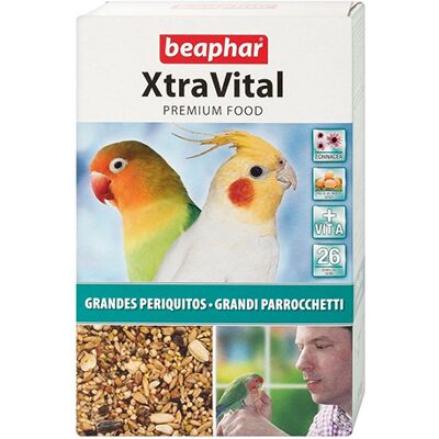 Cibo per pappagalli Beaphar XtraVital - Grande inseparabile, cocorite - Cibo per uccelli Cibo per pappagalli Beaphar XtraVital - Grande inseparabile, cocorite - Cibo per uccelli