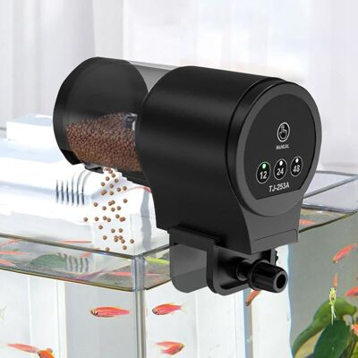 OEM Dispenser Di Cibo Per Pesci D'Acquario: Grande Capacità 100 Ml, Resistente All'umidità, Per Acquario. OEM Dispenser Di Cibo Per Pesci D'Acquario: Grande Capacità 100 Ml, Resistente All'umidità, Per Acquario.