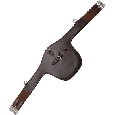 TATTINI 110 Cm, Nero: Sottopancia Pararamponi In Cuoio Imbottito Con Elastici Su Entrambi I Lati TATTINI 110 Cm, Nero: Sottopancia Pararamponi In Cuoio Imbottito Con Elastici Su Entrambi I Lati