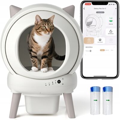 OEM Kostor Neko Lettiera Per Gatti Autopulente Automatica Con Connessione Wi-fi All'app OEM Kostor Neko Lettiera Per Gatti Autopulente Automatica Con Connessione Wi-fi All'app