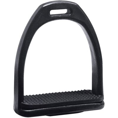 SARTORE Staffe In Materiale Sintetico Con Pedana In Gomma 12 Cm Nero SARTORE Staffe In Materiale Sintetico Con Pedana In Gomma 12 Cm Nero