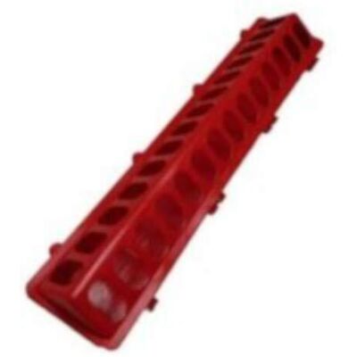ARTEMA Alimentatore Rosso Con Fori Per Nutrire I Pulcini (50 Cm) ARTEMA Alimentatore Rosso Con Fori Per Nutrire I Pulcini (50 Cm)