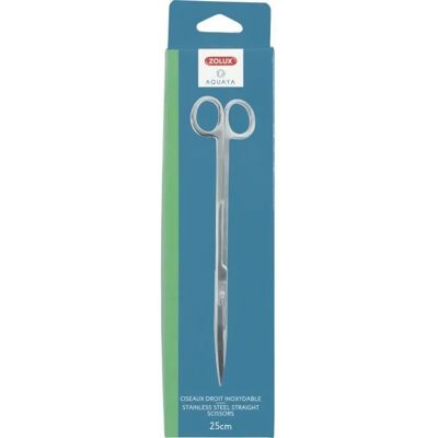 ZOLUX Forbici 25 Cm Acciaio Inox Acqua Dolce Salata ZOLUX Forbici 25 Cm Acciaio Inox Acqua Dolce Salata