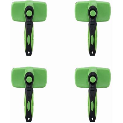 OEM Set Di Quattro Spazzole Per La Toelettatura Degli Animali Domestici, Spazzola Autopulente Per Cani, Adatta A Cani Di Piccola E Grande Taglia E A Gatti A Pelo Corto E Che Perdono Pelo. OEM Set Di Quattro Spazzole Per La Toelettatura Degli Animali Domestici, Spazzola Autopulente Per Cani, Adatta A Cani Di Piccola E Grande Taglia E A Gatti A Pelo Corto E Che Perdono Pelo.