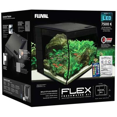 Fluval Flex Flex Aquarium 34 L Nero Fluval Flex Flex Aquarium 34 L Nero