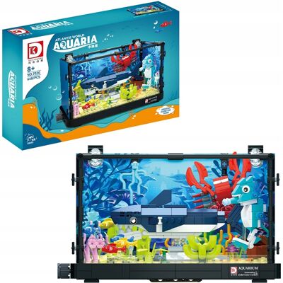 OEM Set Di Blocchi Per Acquario Squalo Granchio Con Pesci Mondo Sottomarino Led OEM Set Di Blocchi Per Acquario Squalo Granchio Con Pesci Mondo Sottomarino Led