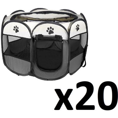 AKORD Box Per Cani/gatti 74x74x43 Cm - Grigio X 20 AKORD Box Per Cani/gatti 74x74x43 Cm - Grigio X 20
