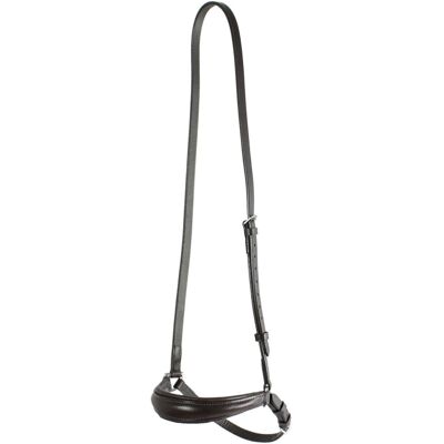 Supreme Full, Marrone Scuro: Capezza Chiudibocca German In Cuoio Con Anelli Supreme Full, Marrone Scuro: Capezza Chiudibocca German In Cuoio Con Anelli