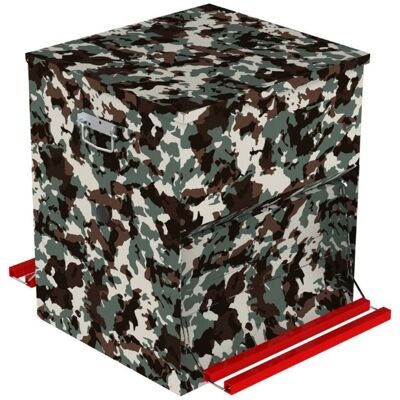 SUINGA Safe-feed Mangiatoia Per Uccelli Con Tramoggia Da 50 Kg (83,5 L) Tramoggia Mimetica Fino A 40 Uccelli SUINGA Safe-feed Mangiatoia Per Uccelli Con Tramoggia Da 50 Kg (83,5 L) Tramoggia Mimetica Fino A 40 Uccelli
