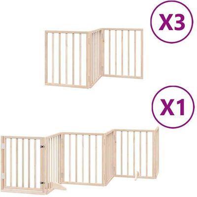 MAISON EXCLUSIVE - Cancello Per Cani Porta Pieghevole 15 Pannelli 750 Cm In Pioppo MAISON EXCLUSIVE - Cancello Per Cani Porta Pieghevole 15 Pannelli 750 Cm In Pioppo