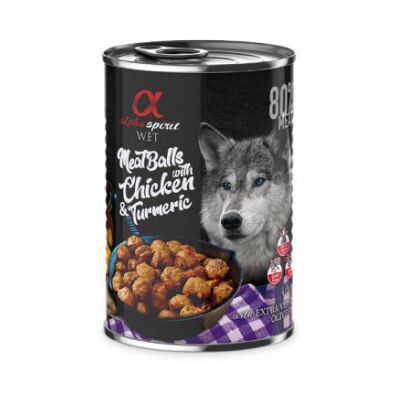 Alpha Spirit Pollo Curcuma Cibo Umido per Cani - 400g Alpha Spirit Pollo Curcuma Cibo Umido per Cani - 400g