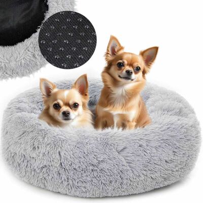 OEM Letto Rotondo In Peluche Per Animali Domestici 60 Cm Grigio OEM Letto Rotondo In Peluche Per Animali Domestici 60 Cm Grigio