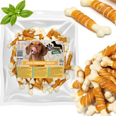 OEM Snack Prelibato Per Cani: Cubetti Con Pollo E Merluzzo Mr. Pretzel 500g OEM Snack Prelibato Per Cani: Cubetti Con Pollo E Merluzzo Mr. Pretzel 500g