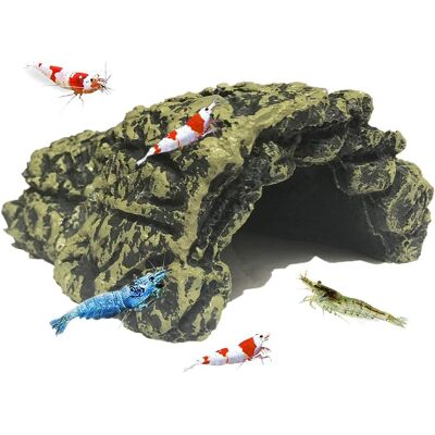 OEM Grotta Decorativa Per Acquario, Confortevole Rifugio In Resina O Betta E Gamberetti, Bordi Lisci E Morbidi E Ampio Nascondiglio Per Far Riposare E Riposare I Pesci Betta OEM Grotta Decorativa Per Acquario, Confortevole Rifugio In Resina O Betta E Gamberetti, Bordi Lisci E Morbidi E Ampio Nascondiglio Per Far Riposare E Riposare I Pesci Betta