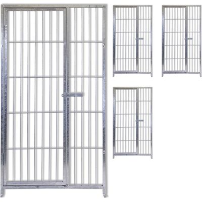 SIDER BOX 4 Pannelli Con Porta In Rete Per Box Cani Con Zincatura A Caldo Ciascuno Da 100xh180 Cm SIDER BOX 4 Pannelli Con Porta In Rete Per Box Cani Con Zincatura A Caldo Ciascuno Da 100xh180 Cm