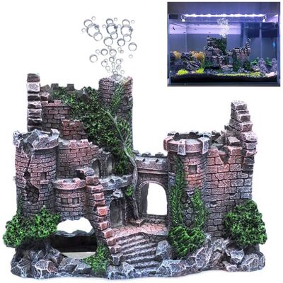 OEM Castello Dell'acquario - Decorazione Dell'acquario Per Pesci Betta - Accessori Per La Decorazione Della Casa Betta (pompa Dell'aria Non Inclusa) OEM Castello Dell'acquario - Decorazione Dell'acquario Per Pesci Betta - Accessori Per La Decorazione Della Casa Betta (pompa Dell'aria Non Inclusa)