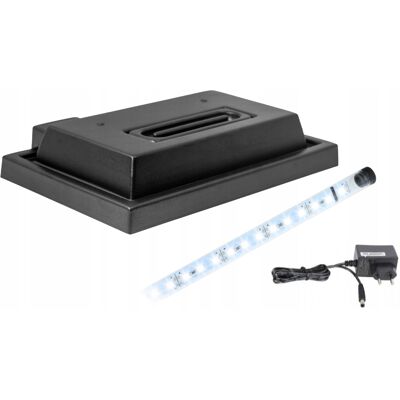 OEM Copertura Per Acquario 40x25 Nera + Illuminazione Led Bianco 5630 OEM Copertura Per Acquario 40x25 Nera + Illuminazione Led Bianco 5630
