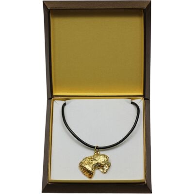 OEM Terrier Ceco, Cesky Terrier - Una Collana Con Un Cane In Una Confezione Regalo, Un Ciondolo Placcato Oro Per Gli Amanti Dei Cani, Un Gioiello Di Grande Effetto Del Marchio Art-dog. OEM Terrier Ceco, Cesky Terrier - Una Collana Con Un Cane In Una Confezione Regalo, Un Ciondolo Placcato Oro Per Gli Amanti Dei Cani, Un Gioiello Di Grande Effetto Del Marchio Art-dog.