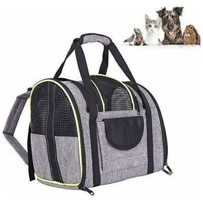DPZO Zaino Espandibile Per Cani/gatti, Elasticità Al 90%, Borsa Trasportino Traspirante Per Gatti/cani Di Piccola Taglia, Zaino Trasportino Per Gatti Con Tappetino In Peluche Rimovibile, Ideale Per Viaggi DPZO Zaino Espandibile Per Cani/gatti, Elasticità Al 90%, Borsa Trasportino Traspirante Per Gatti/cani Di Piccola Taglia, Zaino Trasportino Per Gatti Con Tappetino In Peluche Rimovibile, Ideale Per Viaggi