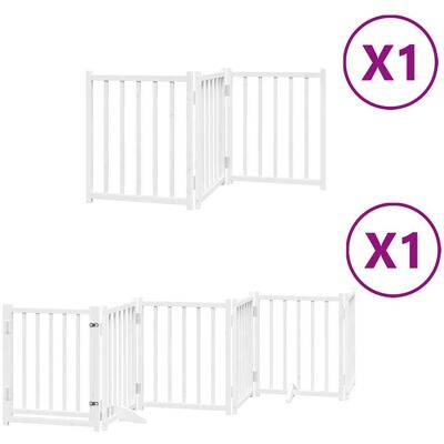 HELLOSHOP26 Cancelletto Di Sicurezza Per Animali Domestici Porta Pieghevole 9 Pannelli Legno Di Pioppo Bianco 020023291 HELLOSHOP26 Cancelletto Di Sicurezza Per Animali Domestici Porta Pieghevole 9 Pannelli Legno Di Pioppo Bianco 020023291