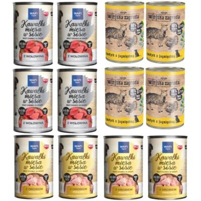 OEM Preparato Per Alimenti Umidi Country Farm Wafi 12x400g OEM Preparato Per Alimenti Umidi Country Farm Wafi 12x400g