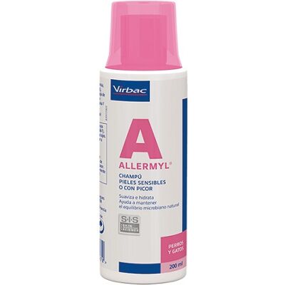 Virbac Allermyl Shampoo per Pelle Sensibile - Cani & Gatti - 200ml Virbac Allermyl Shampoo per Pelle Sensibile - Cani & Gatti - 200ml