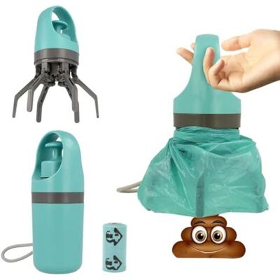 OEM Paletta Raccogli-escrementi, Paletta Portatile Senza Contatto Per Cani Di Piccola, Media E Grande Taglia, Paletta Per Deiezioni Canine Con 15 Sacchetti E Cestino A Prova Di Perdite OEM Paletta Raccogli-escrementi, Paletta Portatile Senza Contatto Per Cani Di Piccola, Media E Grande Taglia, Paletta Per Deiezioni Canine Con 15 Sacchetti E Cestino A Prova Di Perdite