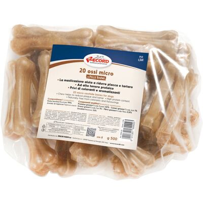 BestBone 20 ossa in pelle bovina micro termoretratte - Masticare per cani BestBone 20 ossa in pelle bovina micro termoretratte - Masticare per cani