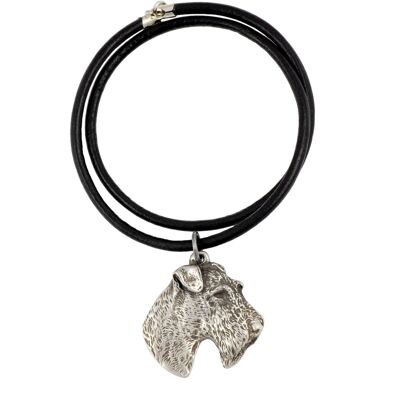 OEM Wire Fox Terrier - Collana Con Ciondolo Placcato In Argento Per Gli Amanti Dei Cani, Gioiello Unico Di Art-dog OEM Wire Fox Terrier - Collana Con Ciondolo Placcato In Argento Per Gli Amanti Dei Cani, Gioiello Unico Di Art-dog