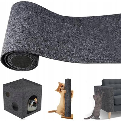 OEM Tappetino Tiragraffi Autoadesivo Per Gatti, Protezione Per Mobili E Divani, 100x40 Cm, Grigio OEM Tappetino Tiragraffi Autoadesivo Per Gatti, Protezione Per Mobili E Divani, 100x40 Cm, Grigio