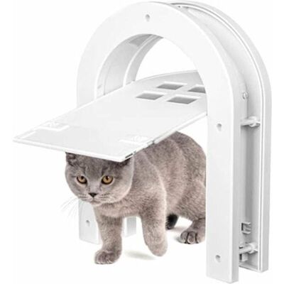 OEM Gattaiola Bianca, Porta Interna Per Gatti Fino A 9 Kg, Facile Da Installare, Porte Per Animali Domestici Interne Ed Esterne, Gattaiola Con Sportello, C OEM Gattaiola Bianca, Porta Interna Per Gatti Fino A 9 Kg, Facile Da Installare, Porte Per Animali Domestici Interne Ed Esterne, Gattaiola Con Sportello, C