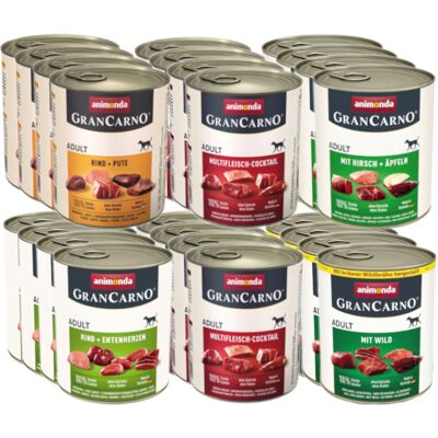 OEM Animonda Grancarno Adult Mix 5 Gusti - Cibo Umido Per Cani - 30x800g OEM Animonda Grancarno Adult Mix 5 Gusti - Cibo Umido Per Cani - 30x800g