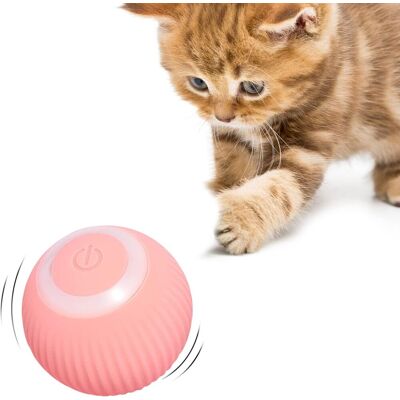 Zone Giocattolo Interattivo Per Gatti Con Pallina E Luce Led, 1 Pezzo (pallina Rotolante - Rosa) Zone Giocattolo Interattivo Per Gatti Con Pallina E Luce Led, 1 Pezzo (pallina Rotolante - Rosa)