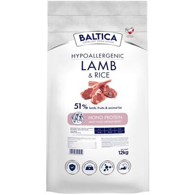 OEM Baltica Nutraceutic Alimento Secco Ipoallergenico Per Cani Agnello E Riso, 12 Kg OEM Baltica Nutraceutic Alimento Secco Ipoallergenico Per Cani Agnello E Riso, 12 Kg