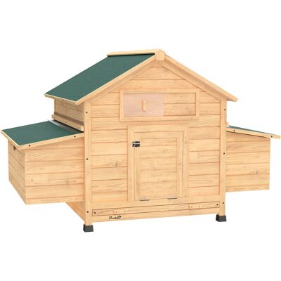 GIORDANOSHOP Pollaio Casetta Galline 150x100x96,5 Cm Con Tetto Impermeabile In Legno Giallo GIORDANOSHOP Pollaio Casetta Galline 150x100x96,5 Cm Con Tetto Impermeabile In Legno Giallo