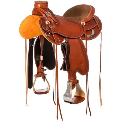 AMAHORSE 17", Cognac /nabuck 5020: Sella Westwood Wade Doppia Gonna Quilted Seat Flower 6 Border 77 AMAHORSE 17", Cognac /nabuck 5020: Sella Westwood Wade Doppia Gonna Quilted Seat Flower 6 Border 77