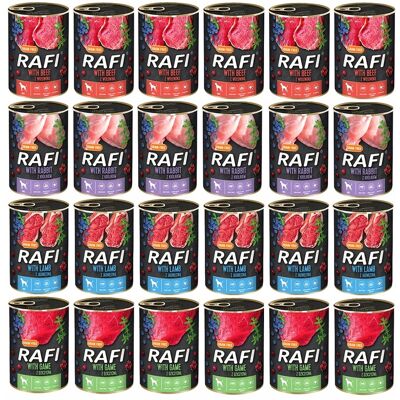 Rafi Adult con Carne di Caccia, Mirtillo e Veenbes - Cibo per cani Rafi Adult con Carne di Caccia, Mirtillo e Veenbes - Cibo per cani