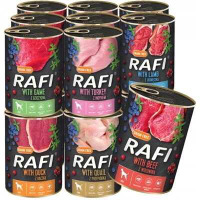 OEM Rafi Premium Mix Di Gusti, Cibo Umido Per Cani, 20 Confezioni Da 400 G OEM Rafi Premium Mix Di Gusti, Cibo Umido Per Cani, 20 Confezioni Da 400 G