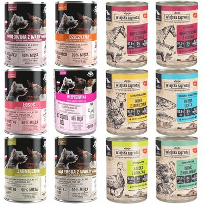 OEM Wiejska Zagroda Pet Republic Cibo Umido Per Cani Mix Di Gusti 12 X 400g OEM Wiejska Zagroda Pet Republic Cibo Umido Per Cani Mix Di Gusti 12 X 400g